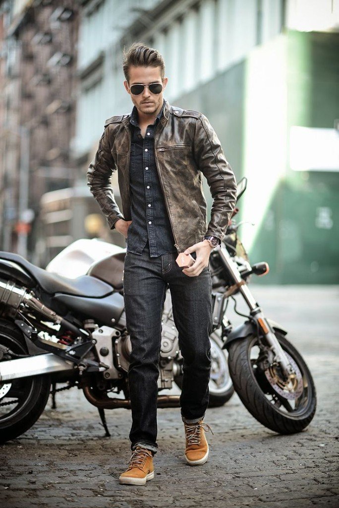 How to Rock a Biker Leather Jacket Like a Celebrity
