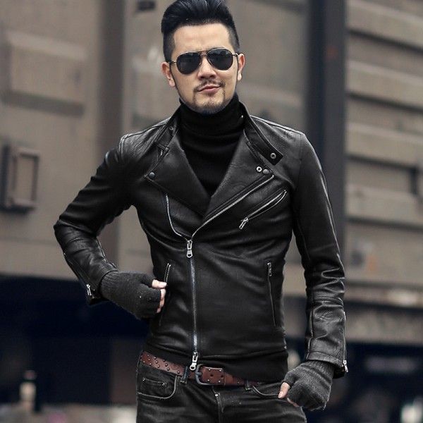 Rocking the Biker Leather Jacket: Men's Style Guide