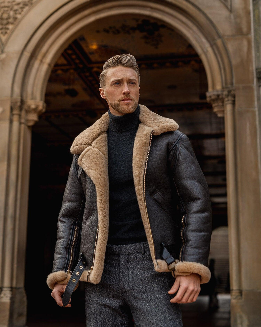 Does shearling get ruined in rain?