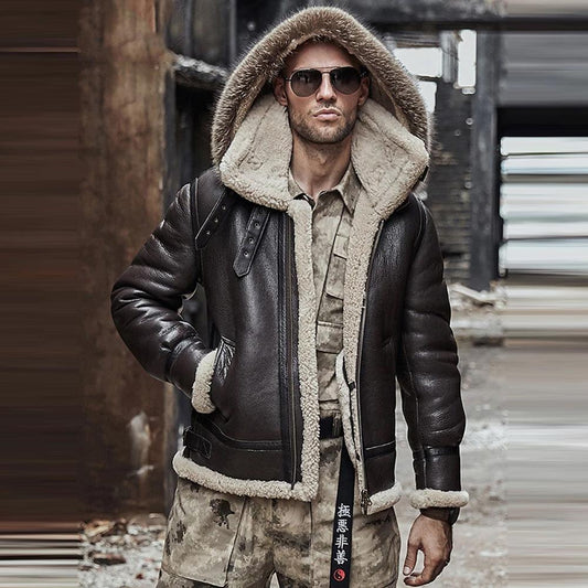 What is the difference between leather and shearling?