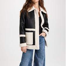 The Coziest Women Shearling Leather Jackets for Winter