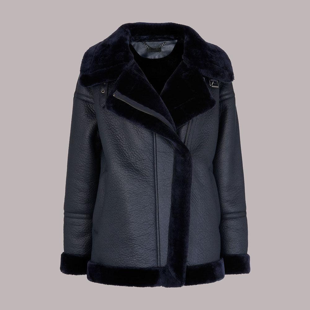 Shearling Leather Jackets for Women