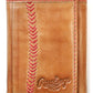 Baseball Stitch Tri-fold - Leather Loom
