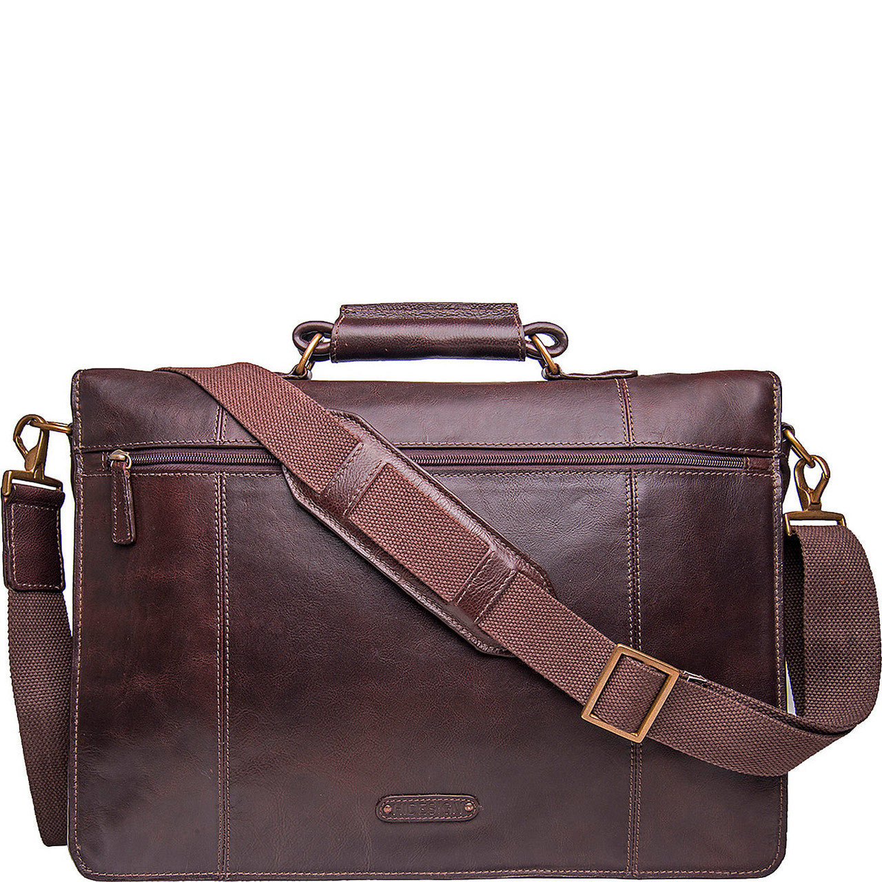 Parker Large Briefcase - Leather Loom
