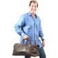 Artic Distressed Leather Duffel - Leather Loom