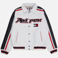Men White Bomber Tommy Jeans Avirex Leather Jacket - Leather Loom