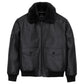 Men Black G-1 Bomber Avirex Leather Jacket - Leather Loom