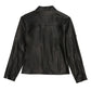 Black Aviator Shirt Style Avirex Leather Jacket - Leather Loom
