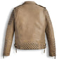 Classic Brown Waxed Motorcycle Jacket - Leather Loom
