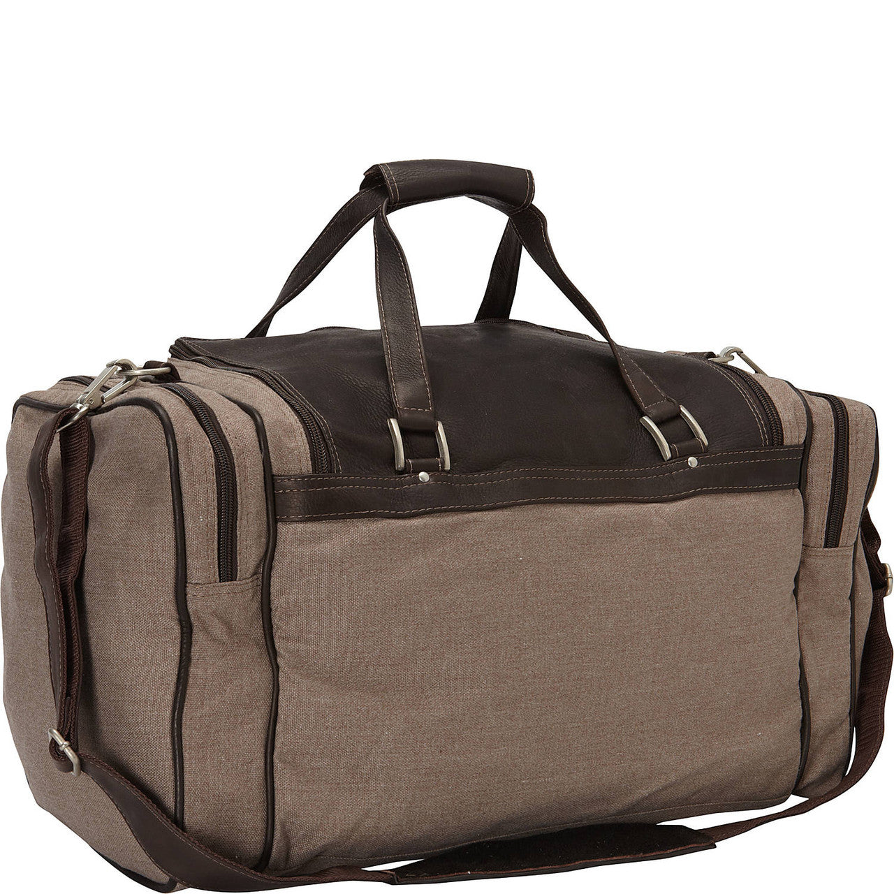 20in Duffel Bag with Pockets - Leather Loom