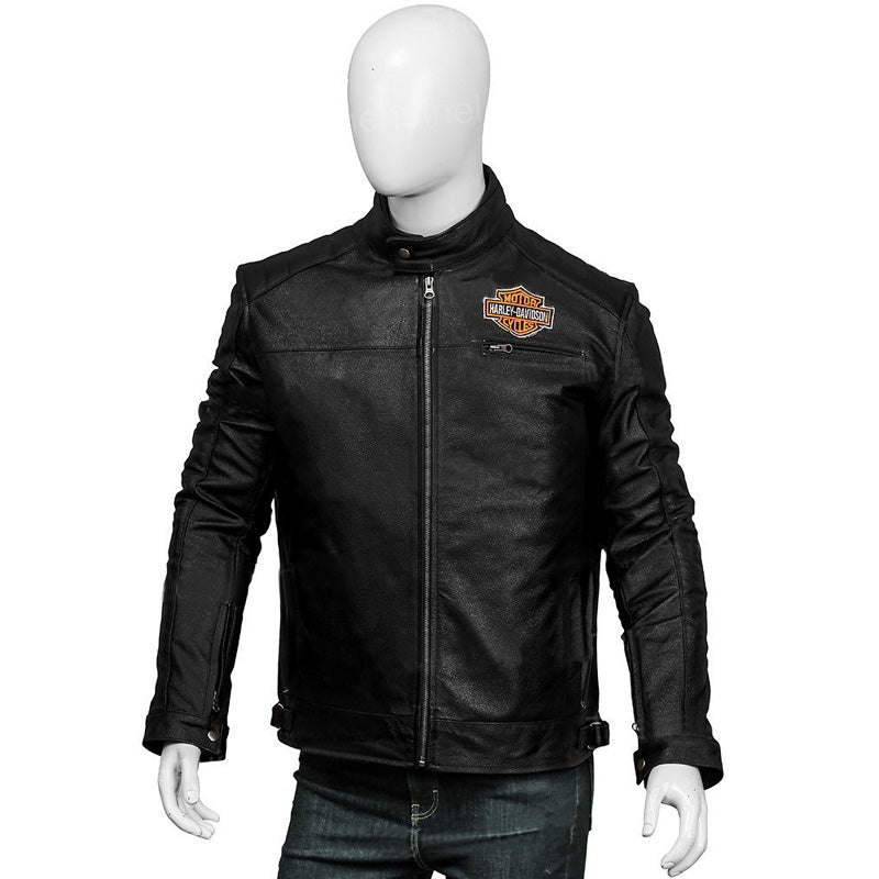 Harley Davidson Black Leather Jacket - Leather Loom