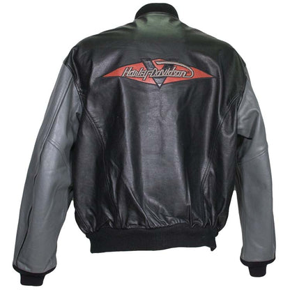 Harley Davidson Bomber Leather Jacket - Leather Loom