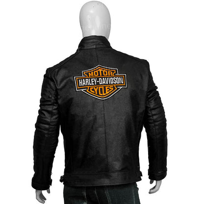 Harley Davidson Black Leather Jacket - Leather Loom