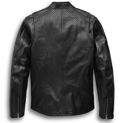 Harley Davidson Men’s Llano Perforated Jacket - Leather Loom