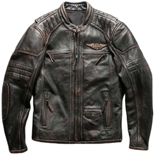 Harley Davidson Passion Velocity Distressed Leather Jacket