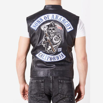 Sons Of Anarchy Vest - Leather Loom