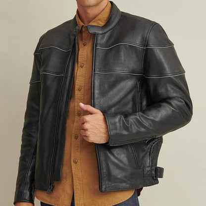 Leather Motorcycle Riding Jacket - Leather Loom