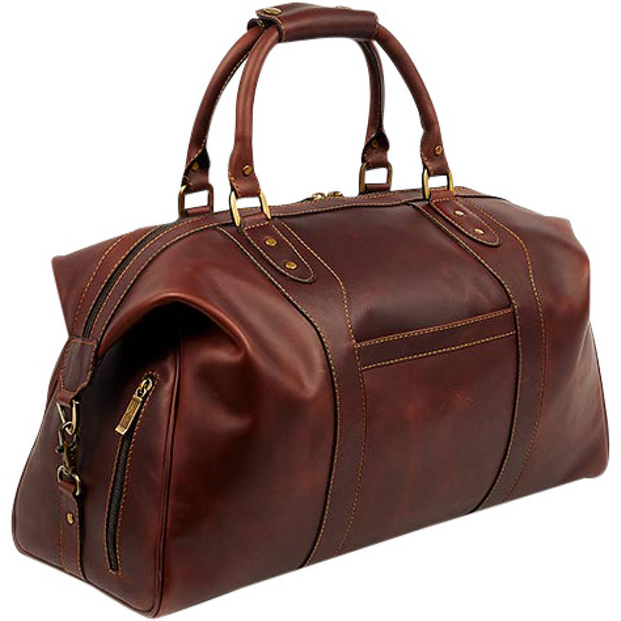 Legendary Normandy Leather Duffel - Leather Loom