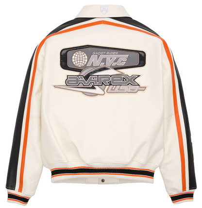 Men Avirex Varsity Jacket - Leather Loom