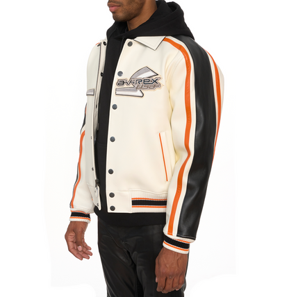 Men Avirex Varsity Jacket - Leather Loom