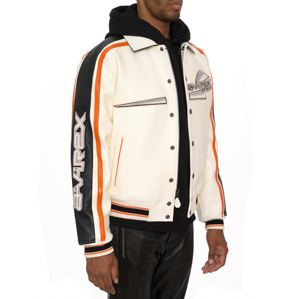 Men Avirex Varsity Jacket - Leather Loom