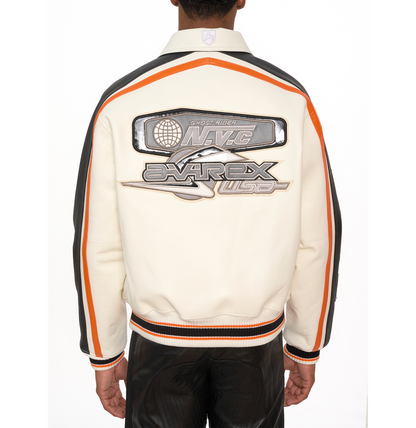 Men Avirex Varsity Jacket - Leather Loom