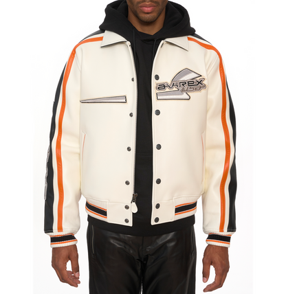 Men Avirex Varsity Jacket - Leather Loom