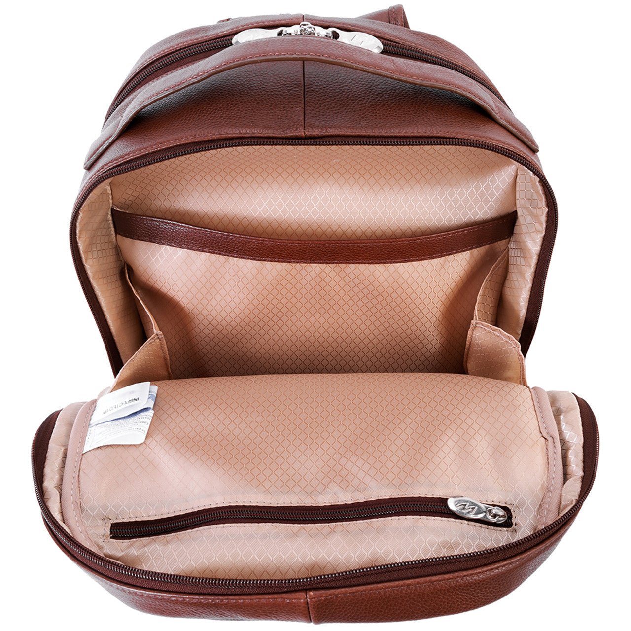 Parker Dual Compartment Laptop Backpack - Leather Loom