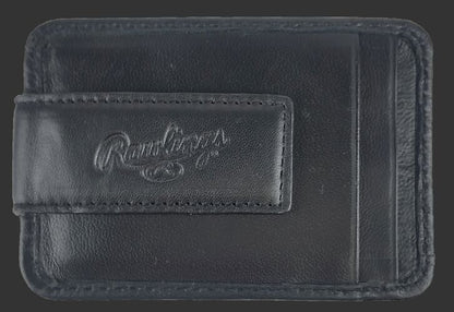 Black Baseball Stitch Rugged Folio - Leather Loom