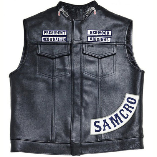 Sons Of Anarchy Vest - Leather Loom