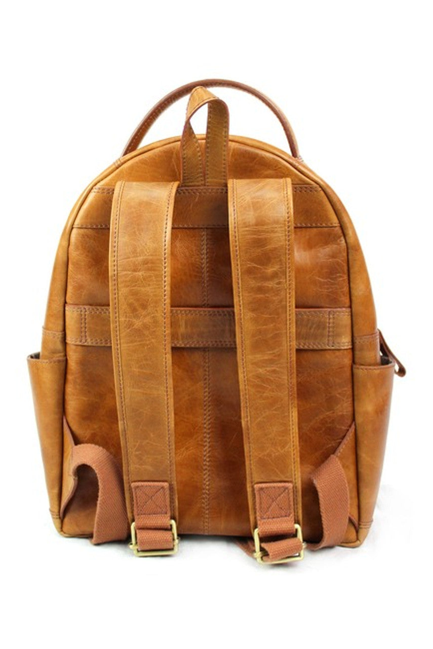 Rugged Medium Backpack - Leather Loom