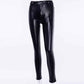 Women Black Leather Fitted Pants - Leather Loom