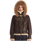 Women's B3 Real Shearling Sheepskin Fur Bomber Leather Flying Aviator Jacket - Leather Loom