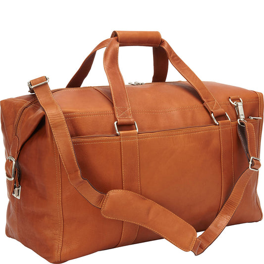 Extra Large Zip-Pocket Duffel - Leather Loom