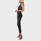 Stylish Black Leather Jumpsuit for Women - Leather Loom