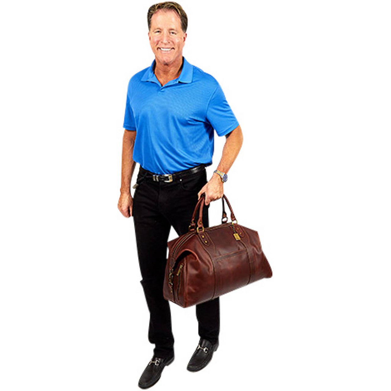 Legendary Normandy Leather Duffel - Leather Loom