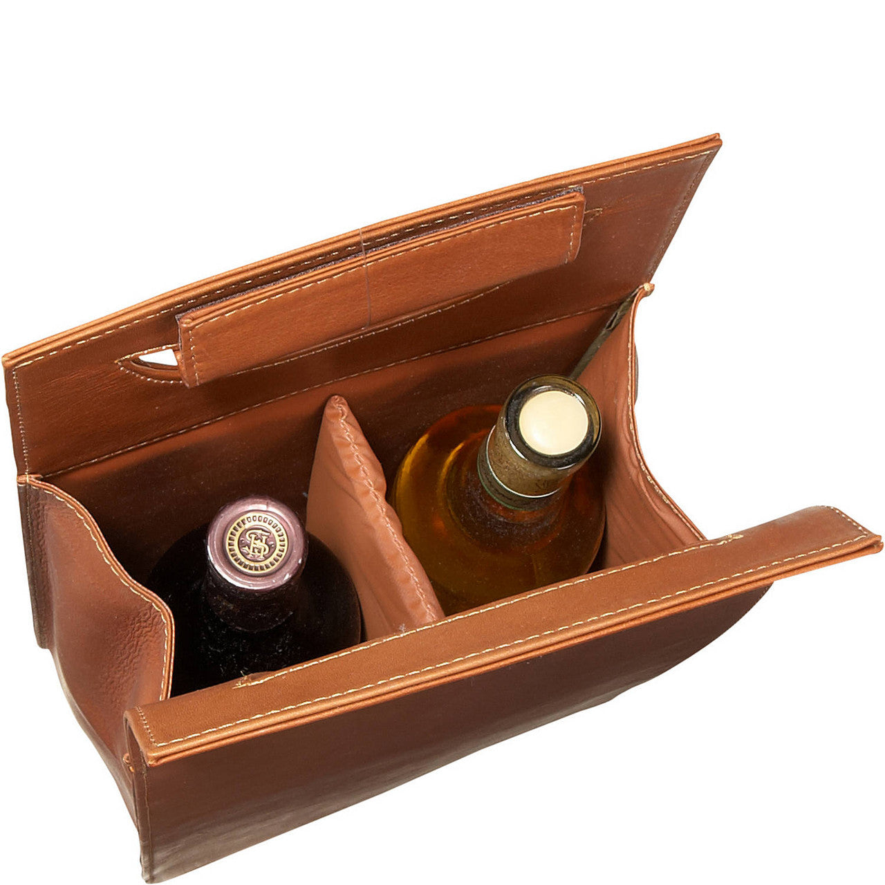 Double Wine Carrier - Leather Loom