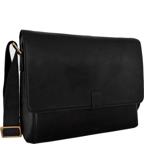 Aiden Leather Business Laptop Messenger - Leather Loom