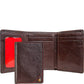 Angle Stitch Leather Slim Trifold Wallet - Leather Loom