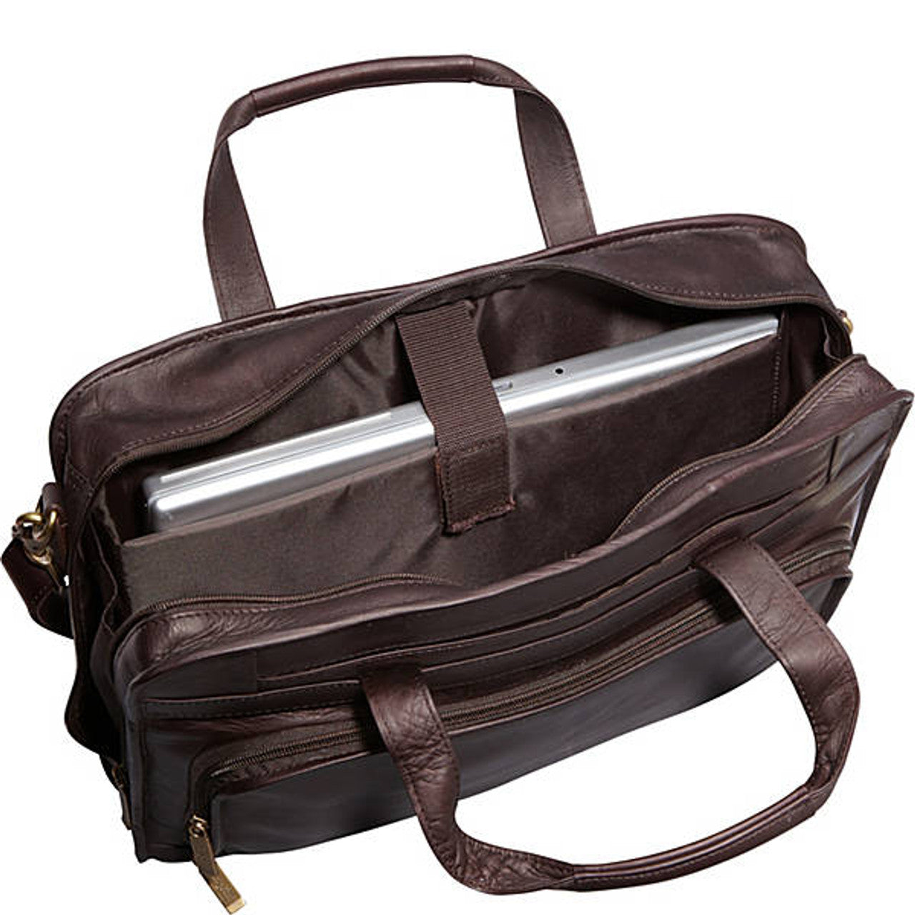 Professional Leather Laptop Briefcase - Leather Loom