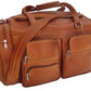 20" Duffel Bag with Pockets - Leather Loom