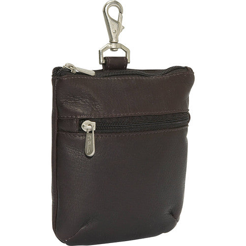 Zippered Valuable Pouch - Leather Loom