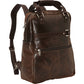Vintage Laptop Carry-All/Convertible Backpack - Leather Loom
