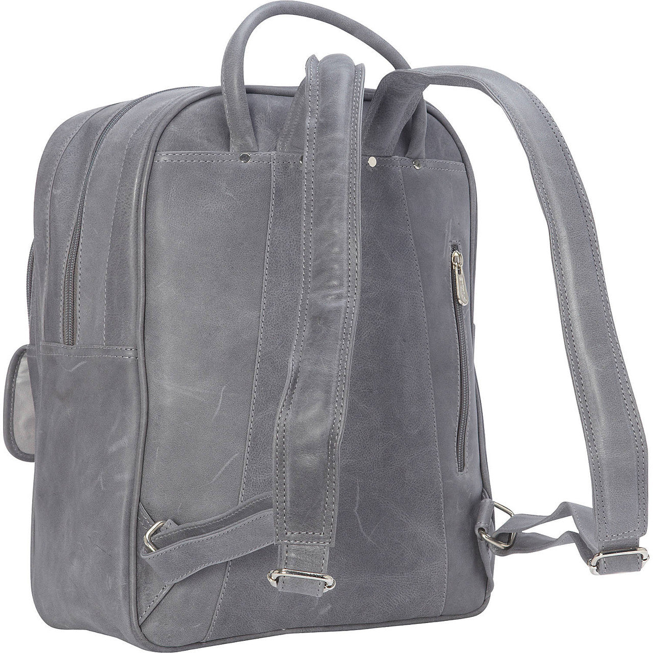 Medium Buckle Flap Backpack - Leather Loom