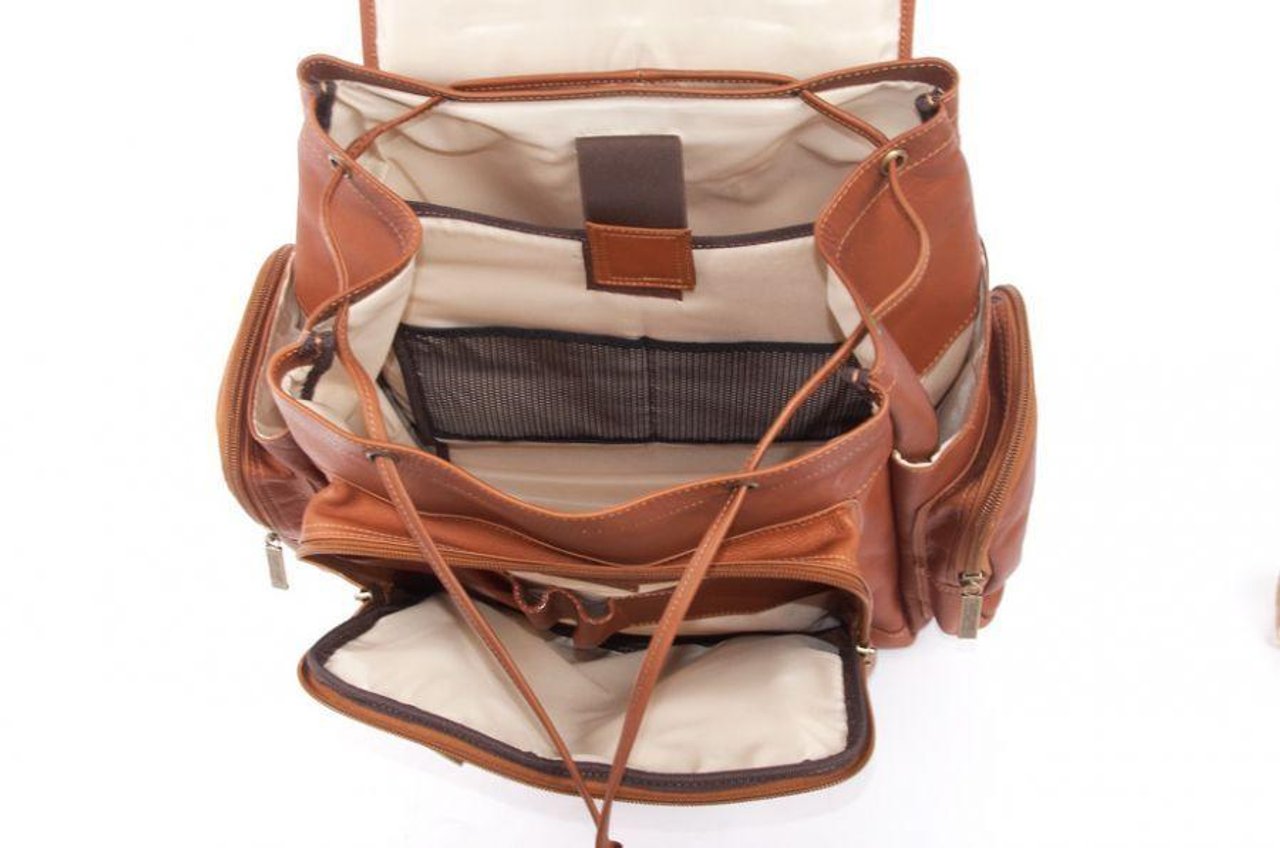 Uptown Jumbo Backpack - Leather Loom
