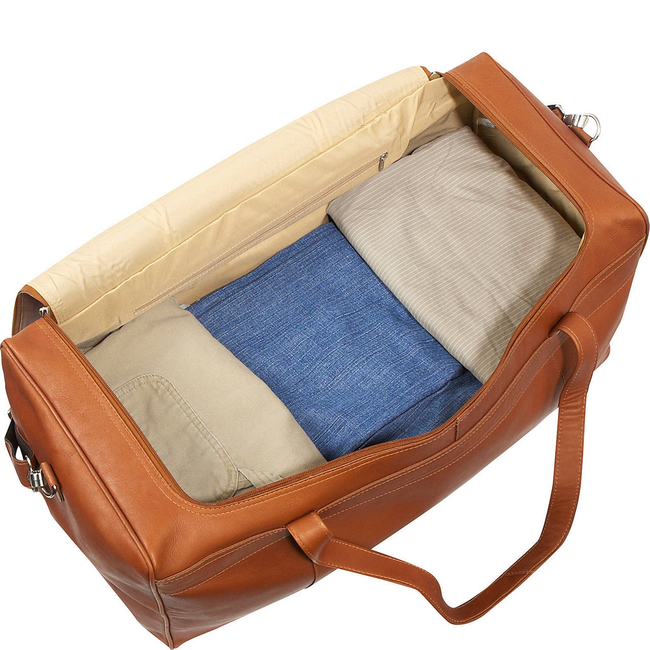 Traveler's Select Large Duffel Bag - Leather Loom