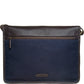 Aiden Canvas Leather Laptop Messenger - Leather Loom