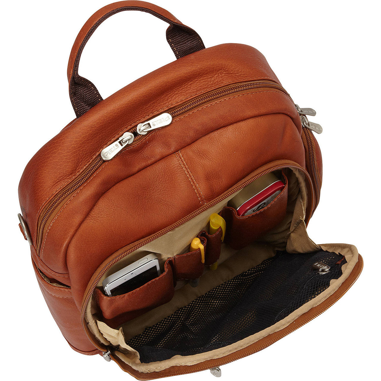 Laptop Backpack/Shoulder Bag - Leather Loom