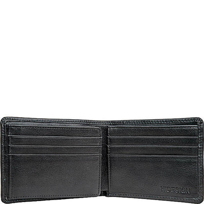 Angle Stitch RFID Blocking Multi-Compartment Leather Wallet - Leather Loom