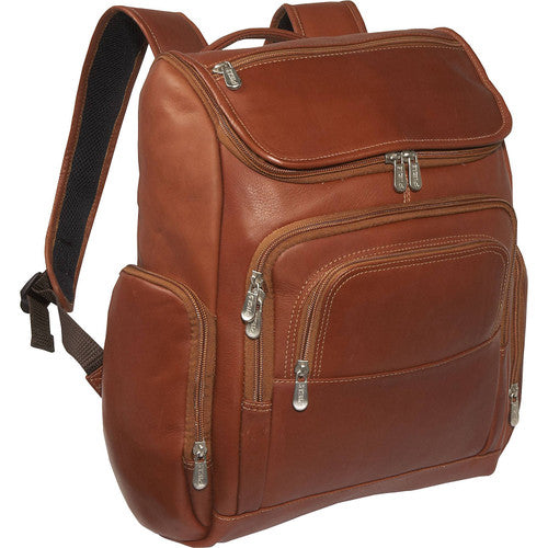 Multi-Pocket Laptop Backpack - Leather Loom